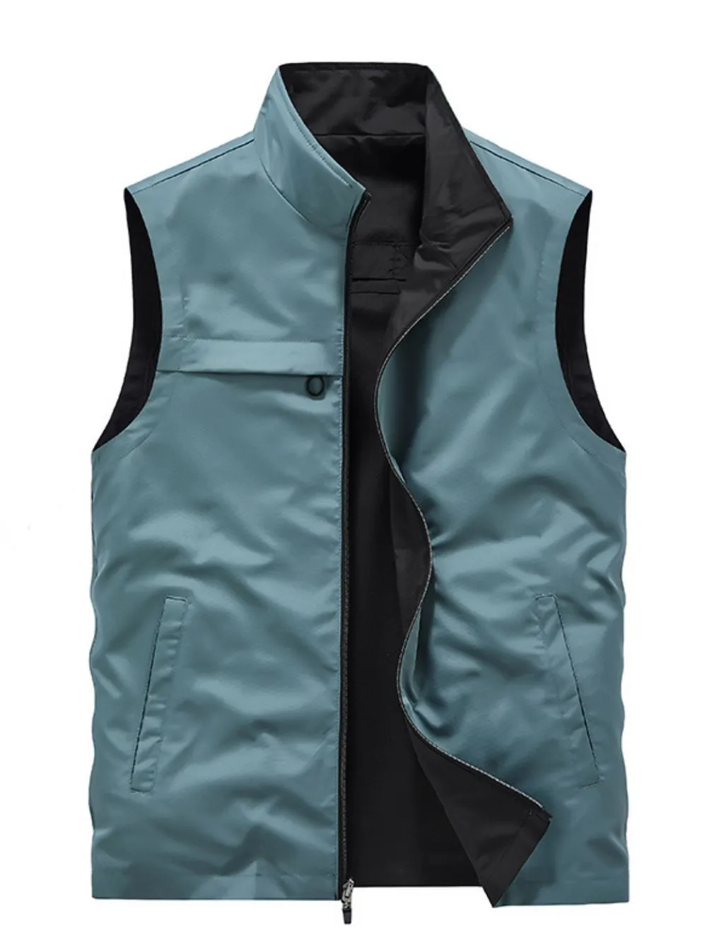 Men's Plus Size Zip Up Vest