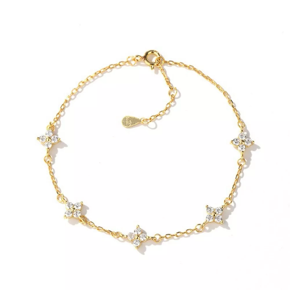 Clover Charm Bracelet, image 5