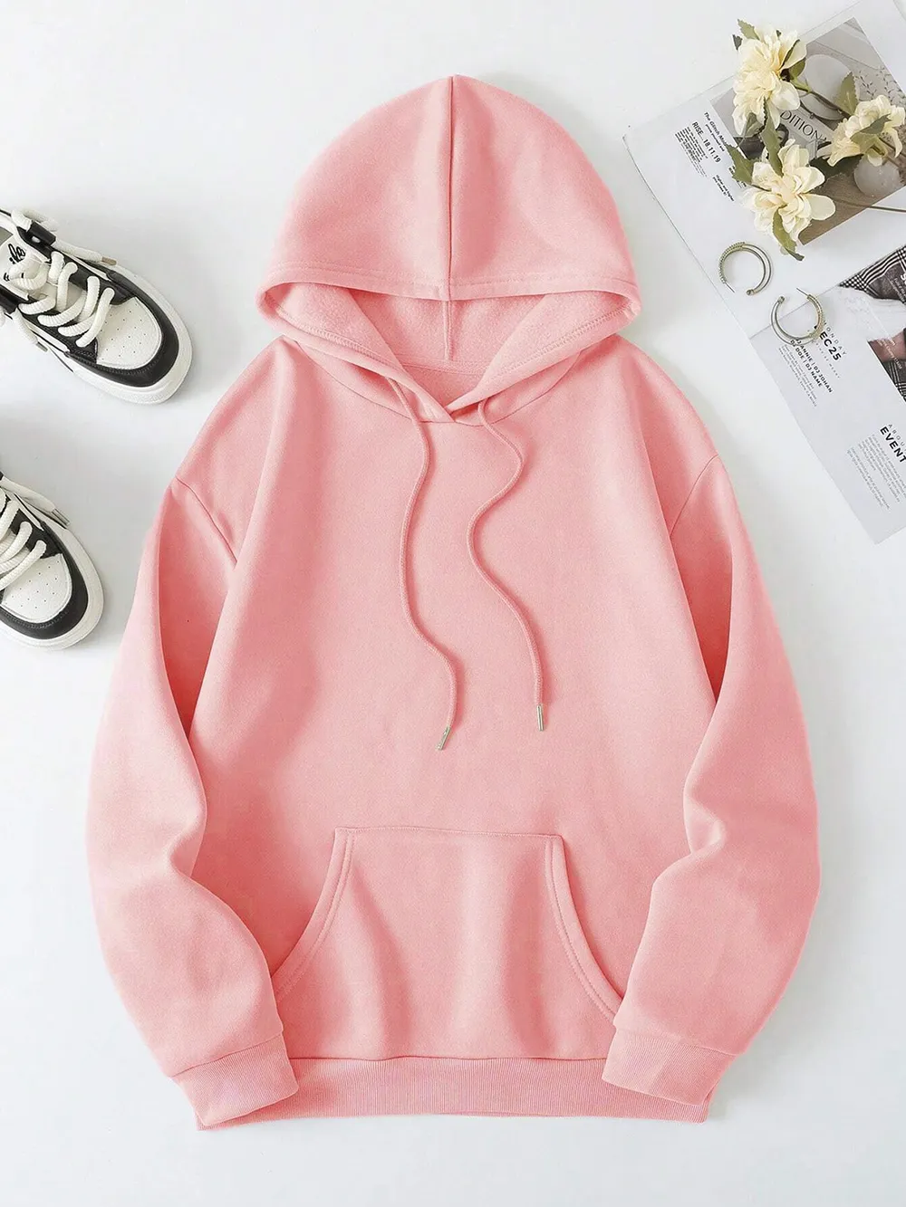 FAITH OVER FEAR Dropped Shoulder Hoodie, image 7