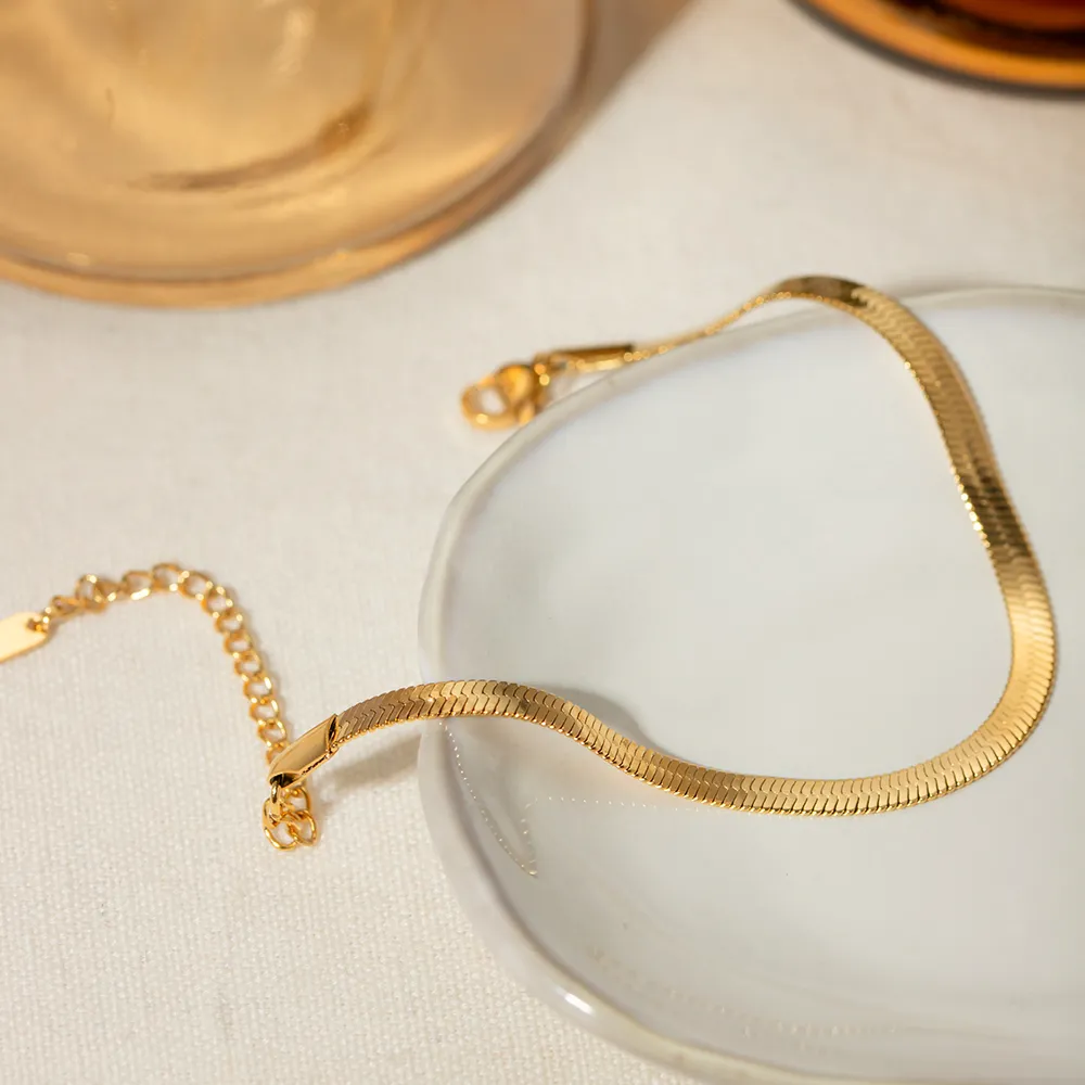 18K Gold-Plated Ankle Bracelet, image 2