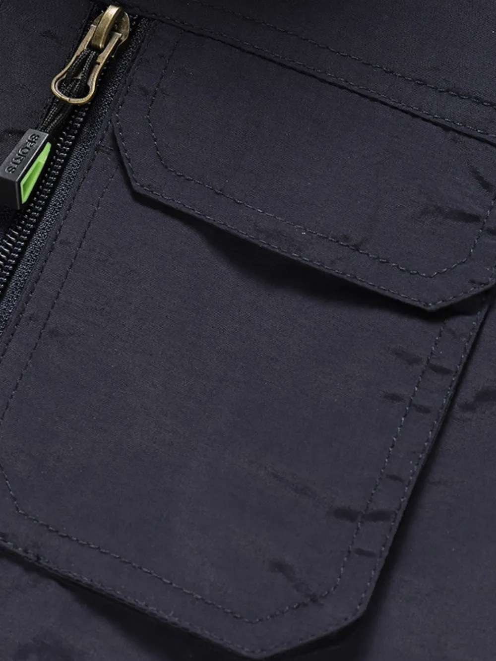Men's Plus Size Zip Up Vest with Pockets, image 4