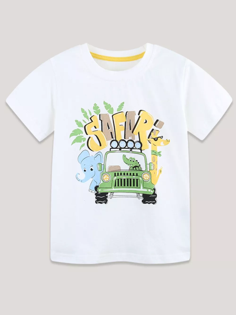 Children's Animal Graphic Round Neck Tee, image 2