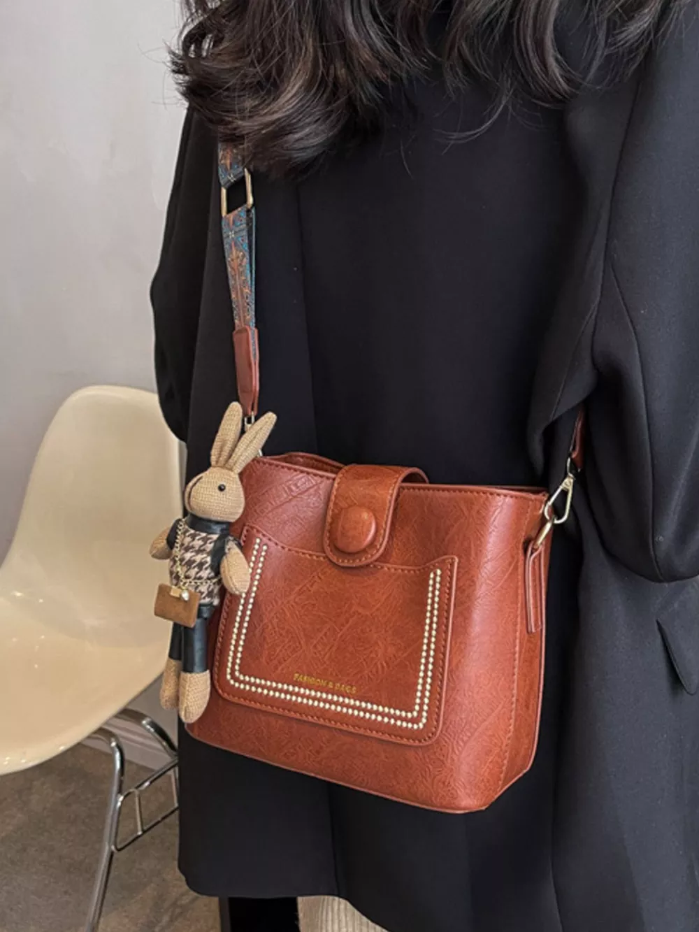 PU Leather Crossbody Bag, image 3