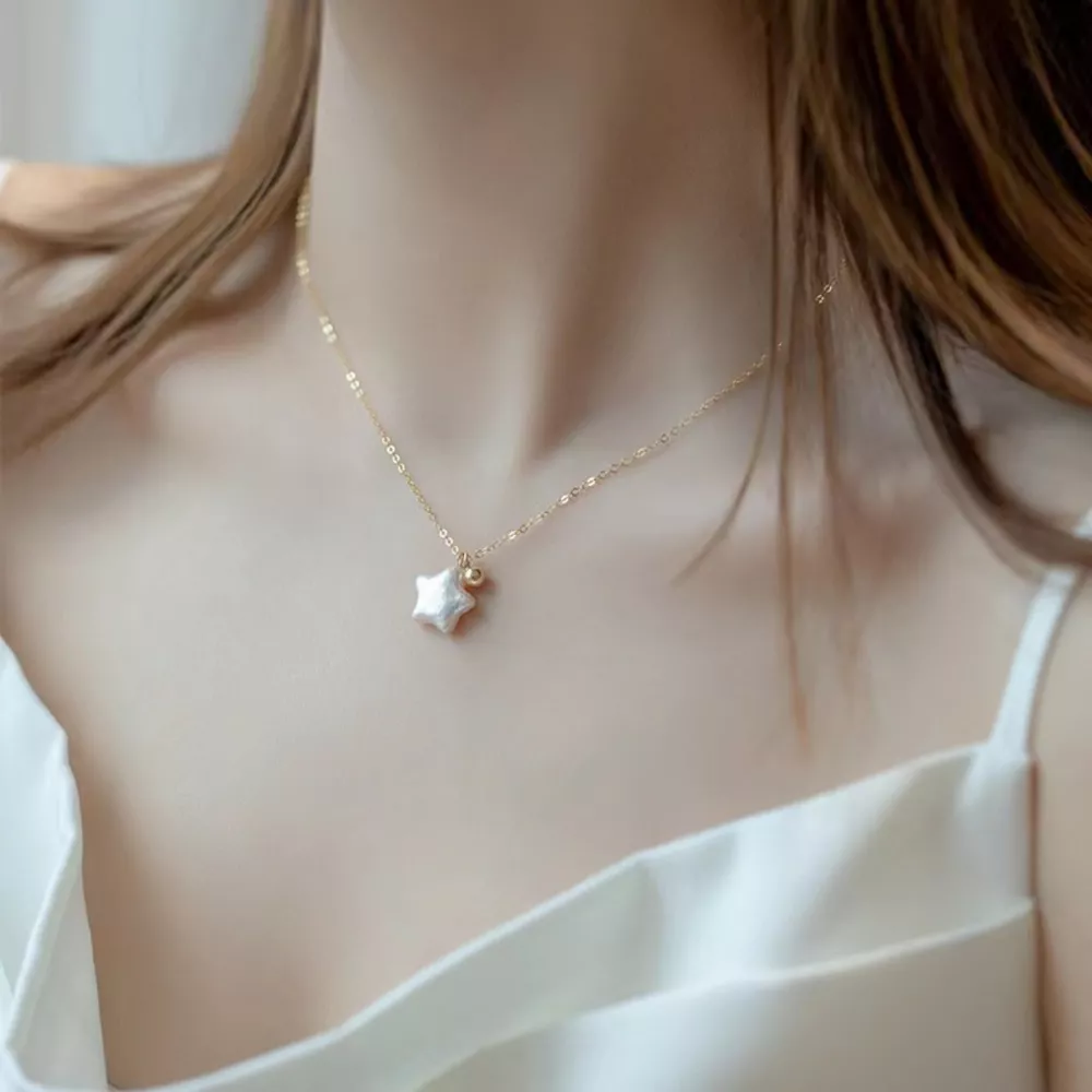 925 Sterling Silver Star Necklace, image 4
