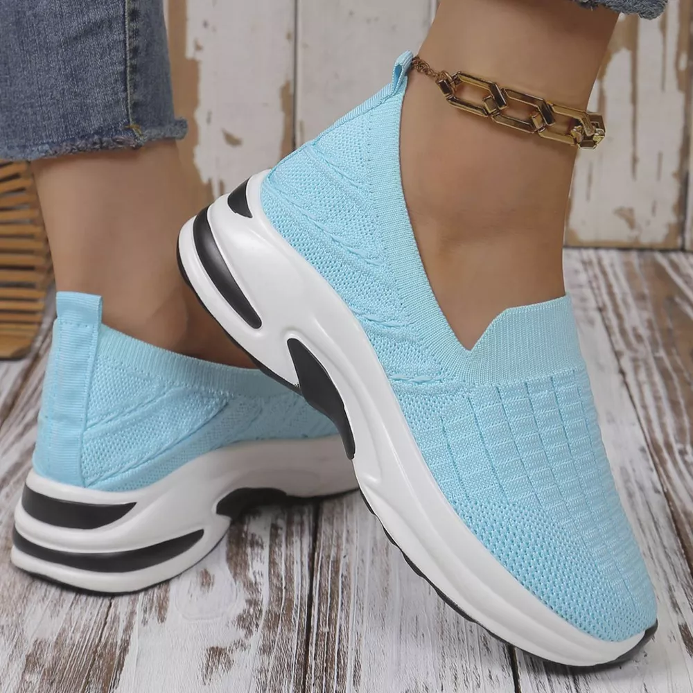 Round Toe Mesh Slip-Ons, image 11