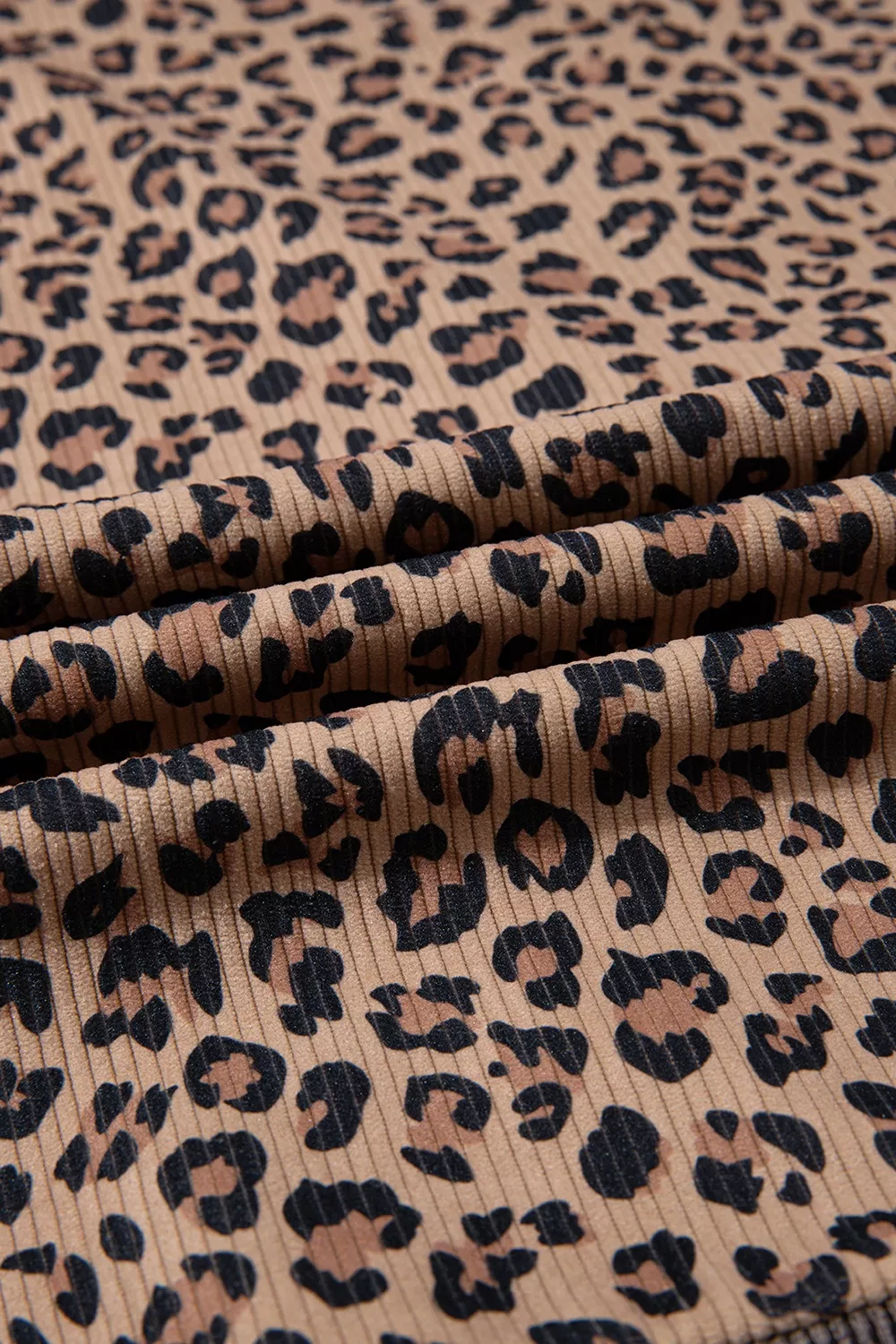 Leopard Print Quarter-Zip Hoodie, image 9