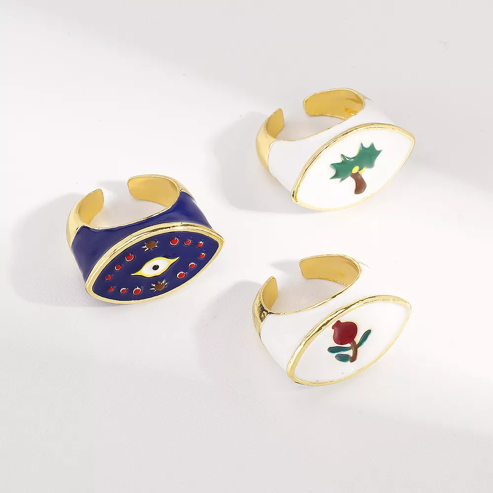 18K Gold-Plated Open Ring, image 7