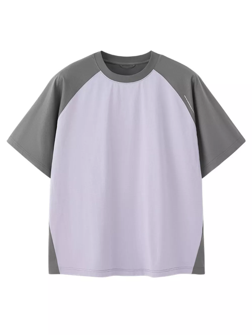 Men's Two-Tone Raglan Sleeve Casual T-Shirt, image 2