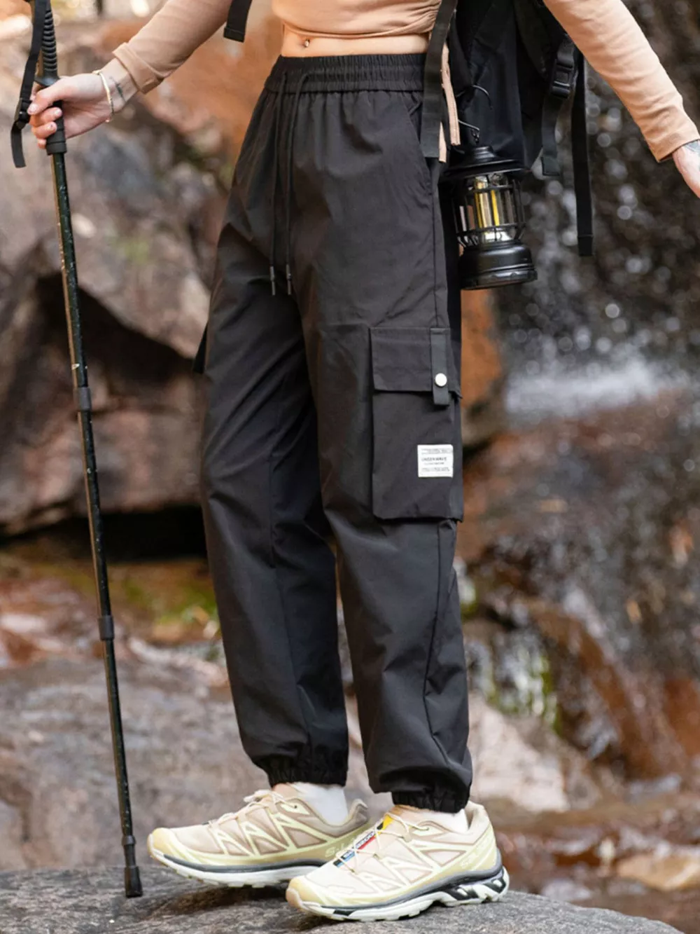 Men's Plus Size Loose Fit Cargo Pants, image 3