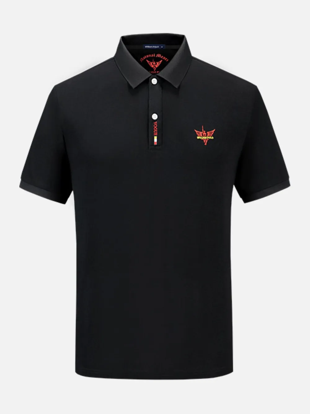 Men's Plus Size Short Sleeve Breathable Polo Shirt