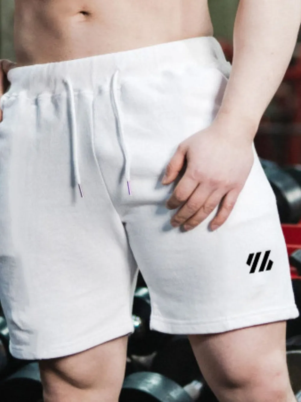 Men's Plus Size Drawstring Shorts, image 7