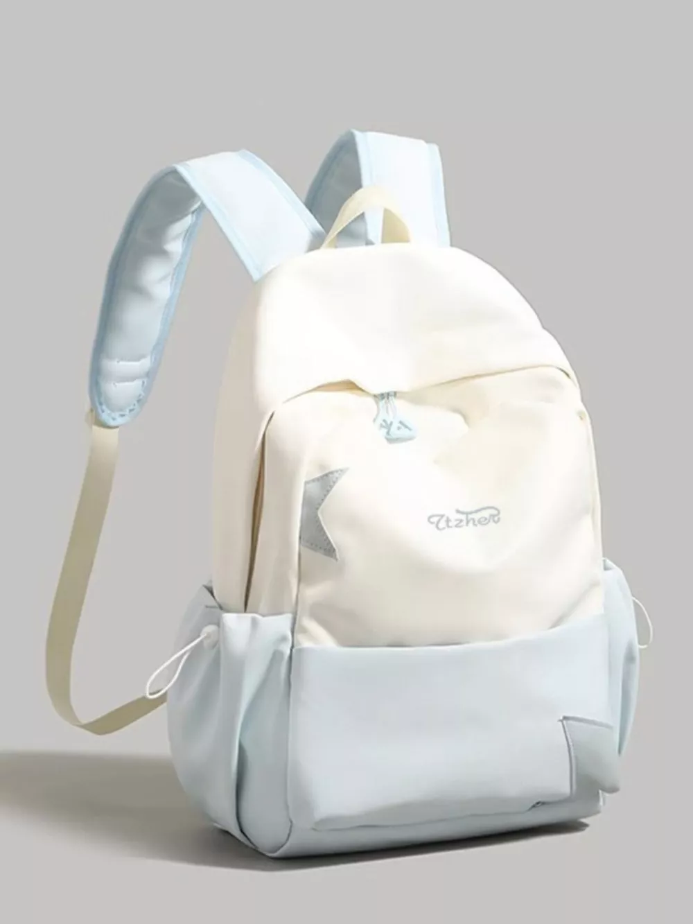 Two-Tone Lightweight Backpack Bag, image 3