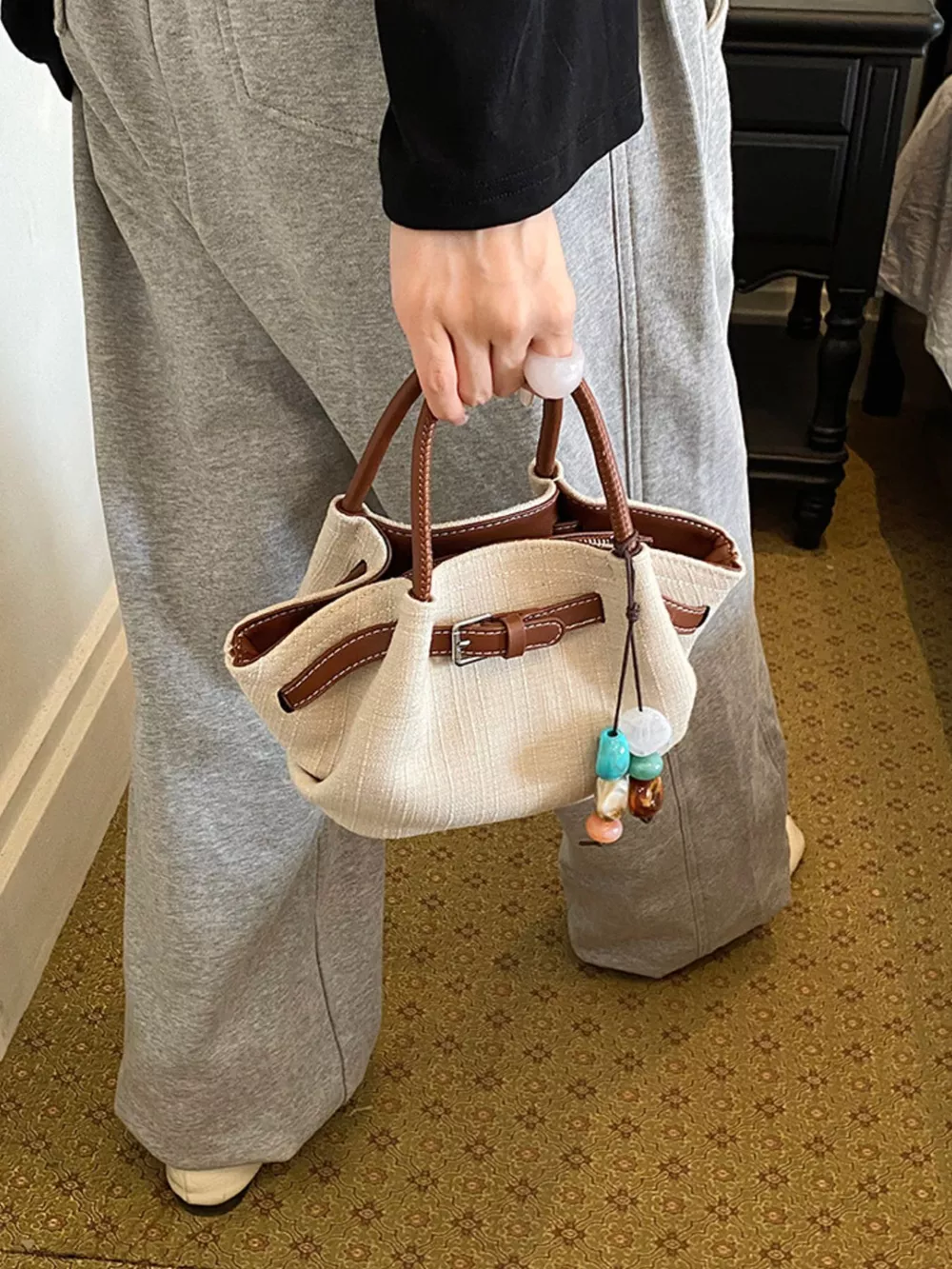 Buckle Decor Crossbody Bag, image 7