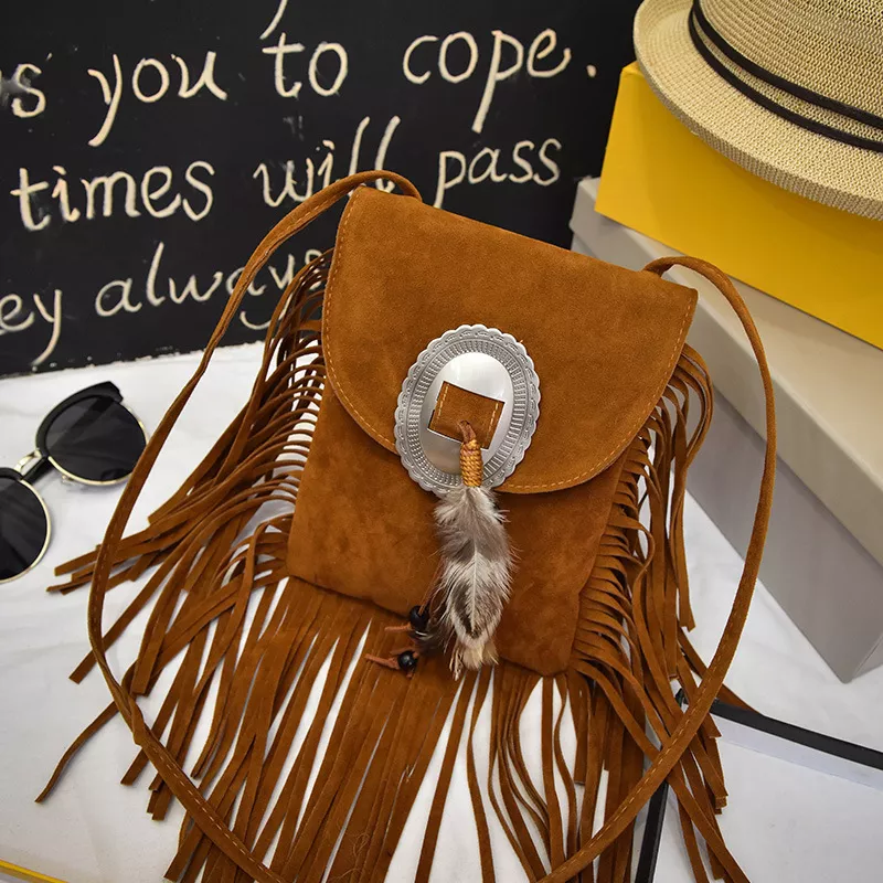 Fringe Tassel Crossbody Bag, image 4