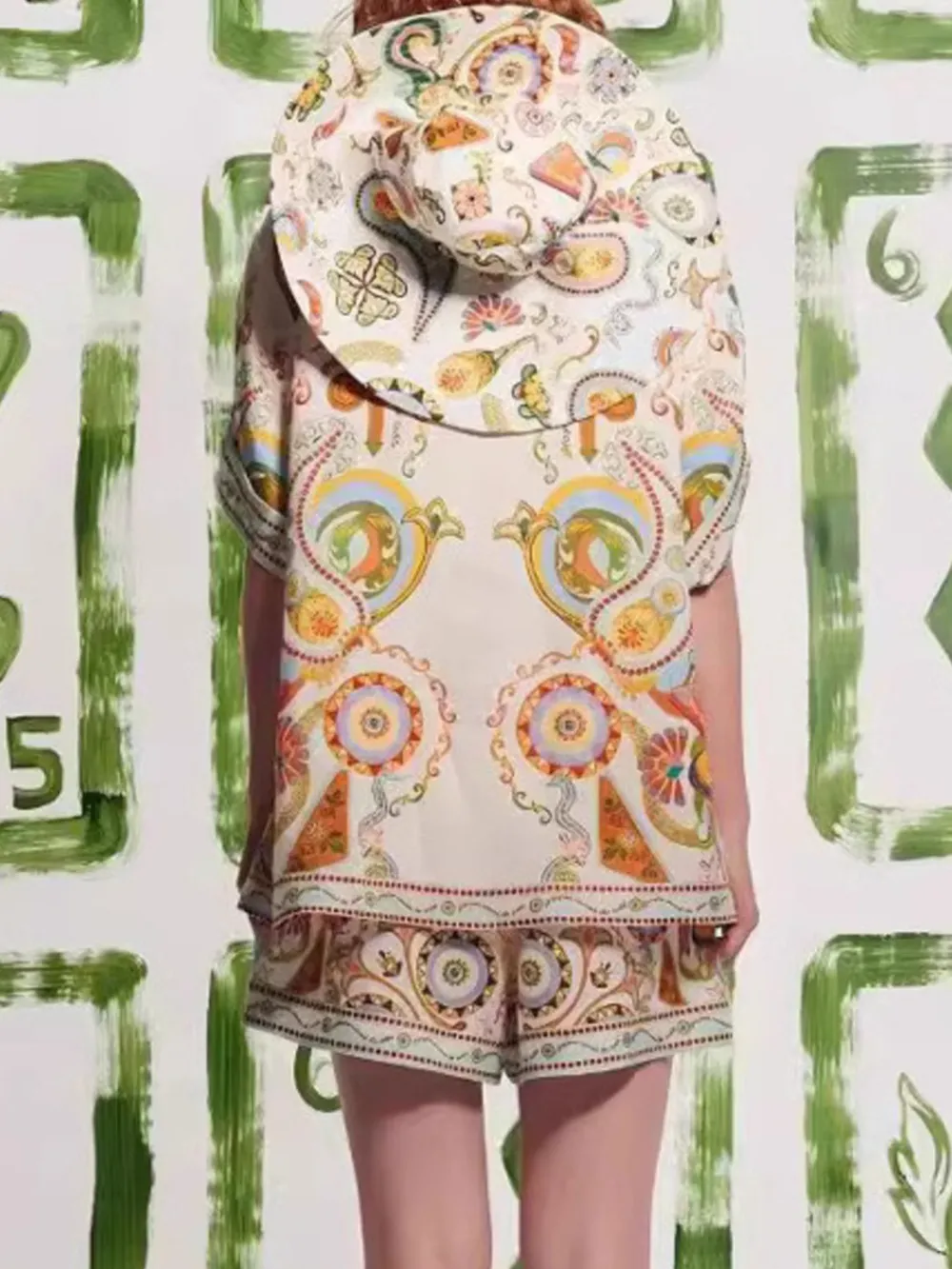 Printed Half Sleeve Shirt and Shorts Set, image 5