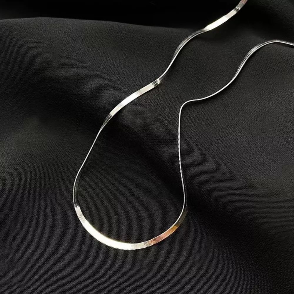925 Sterling Silver Chain Necklace, image 2