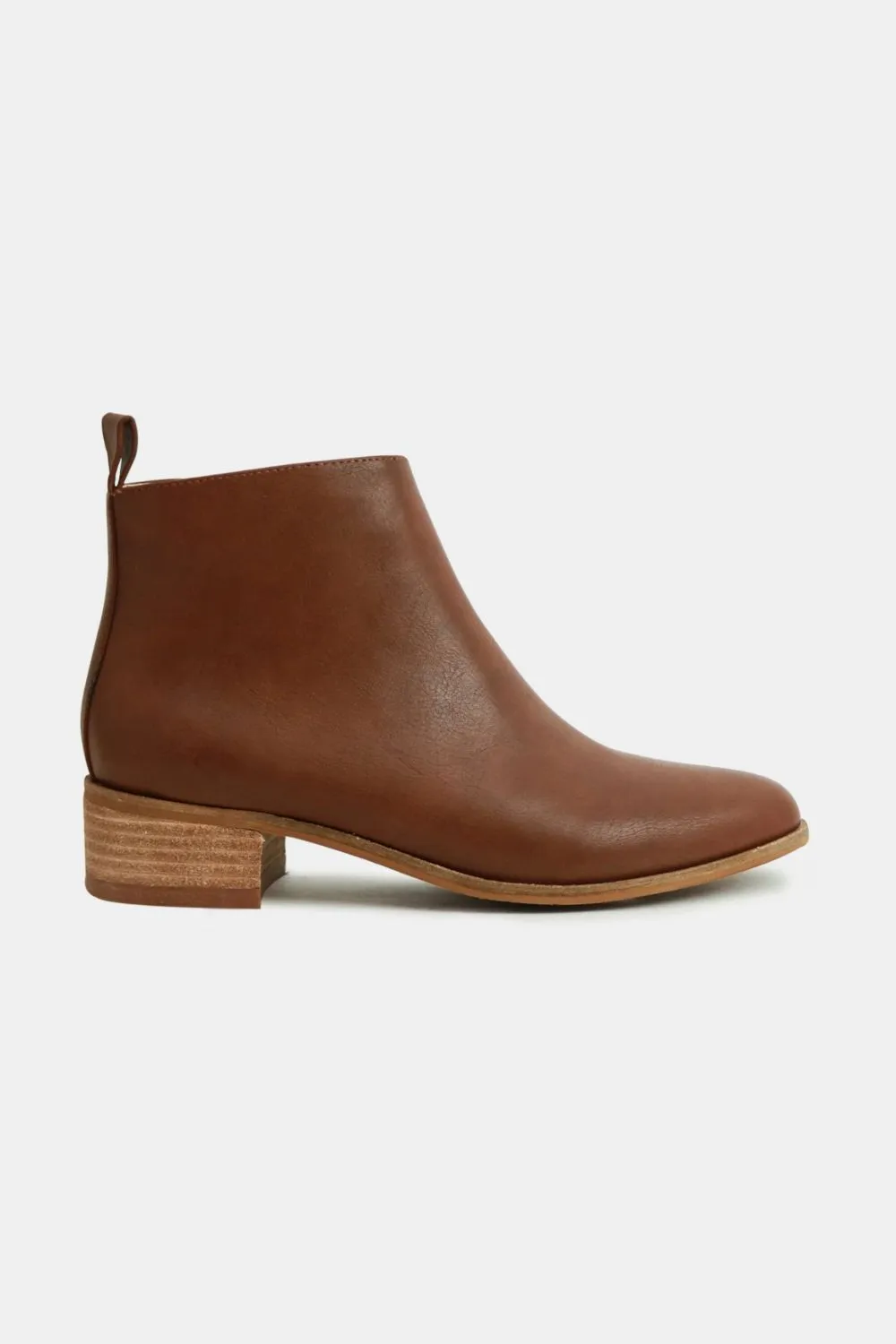 PU Leather Block Heel Boots, image 2