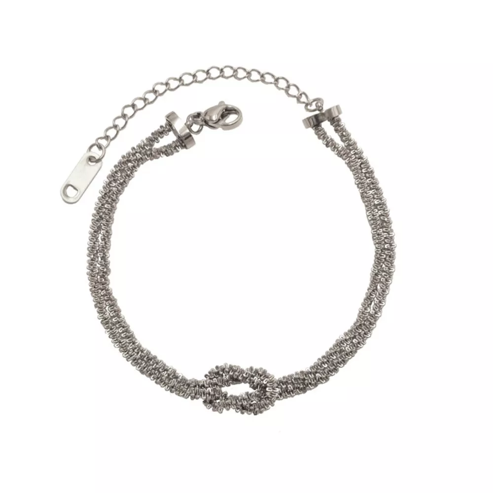 Stainless Steel Twisted Chain Bracelet, image 6