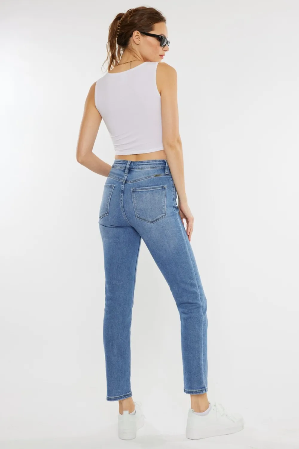 Full Size Cat's Whiskers High Waist Jeans, image 7