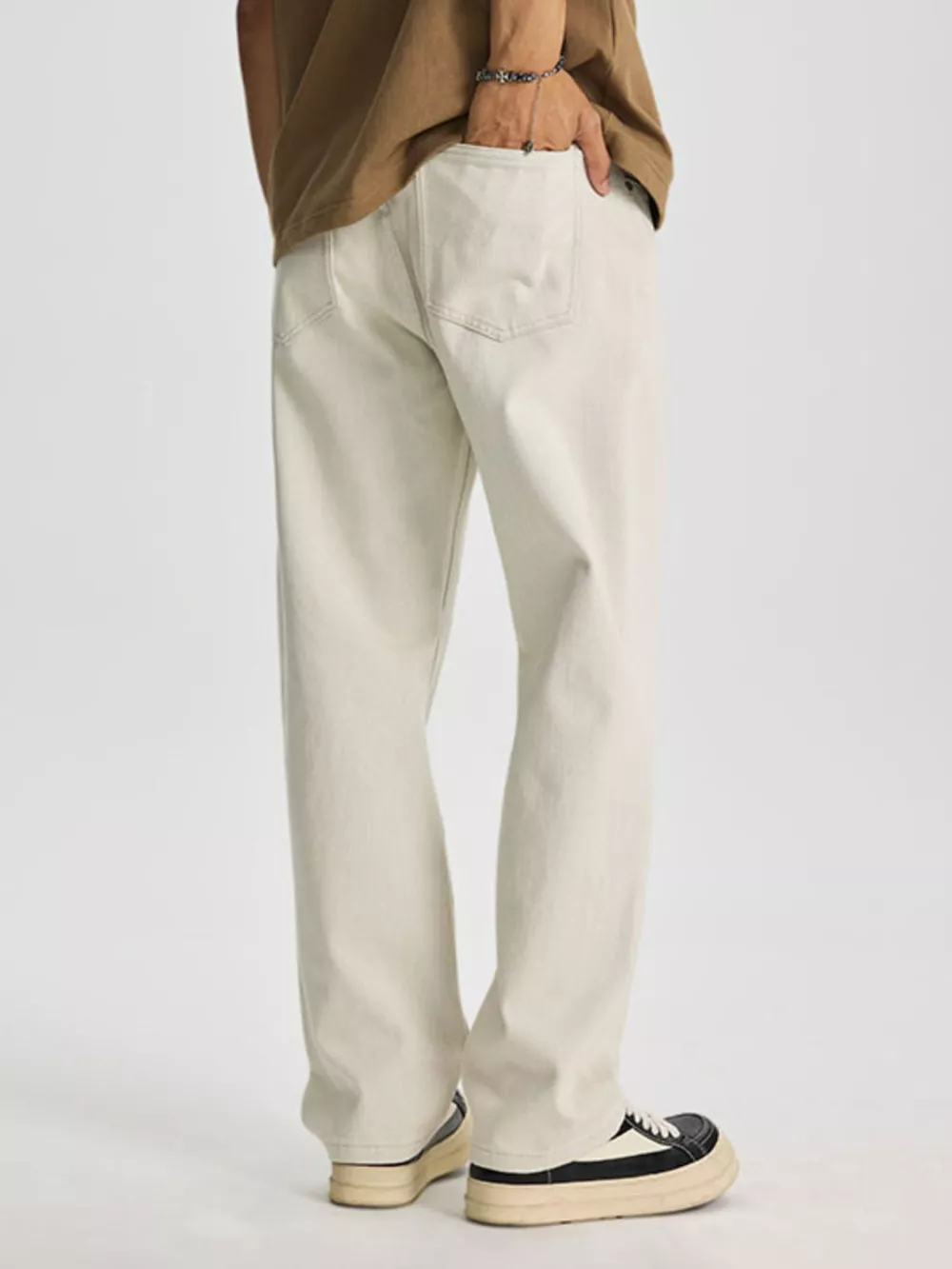 Men's Wide Leg Jeans, image 6