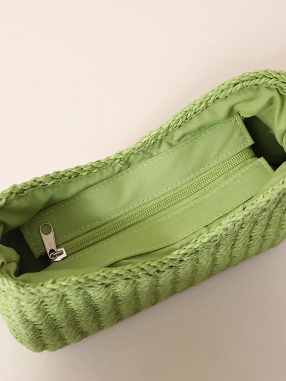 Woven Straw Shoulder Bag, image 4