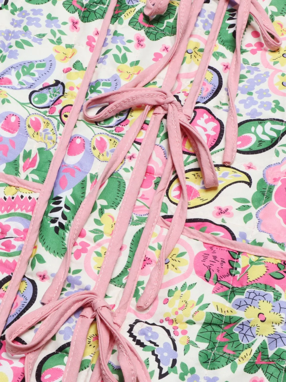 Tied Printed Long Sleeve Jacket, image 7