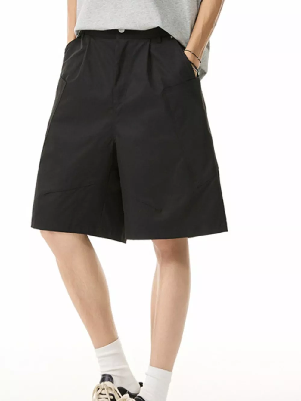 Men's Plus Size Drawstring Casual Shorts