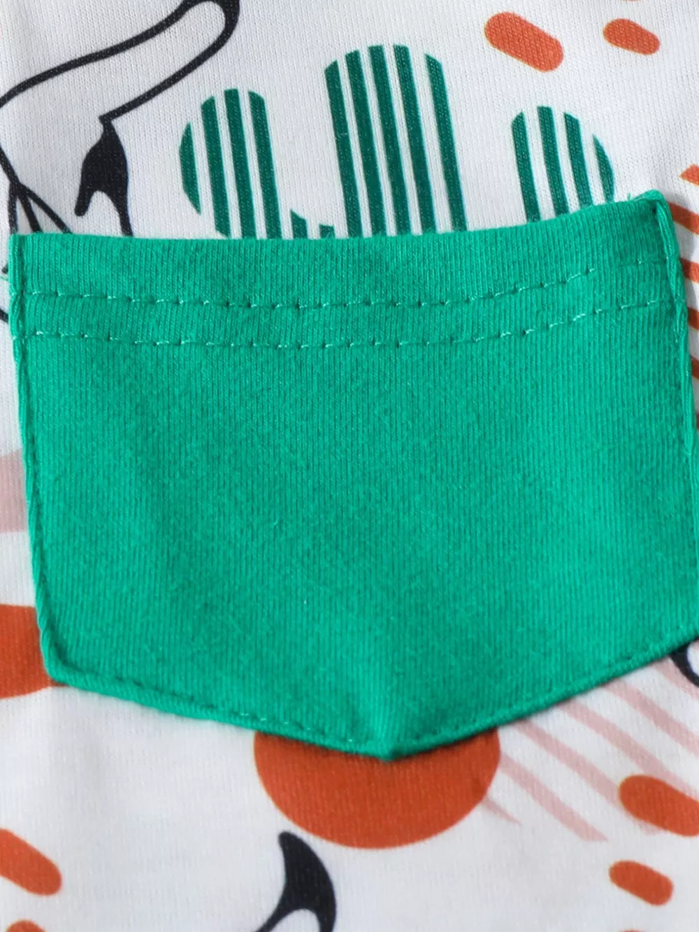 Children's Cactus Cowboy Print Pocket Tee & Shorts Set, image 8