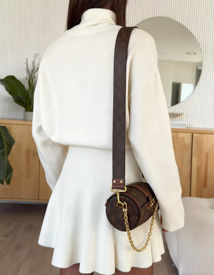 Turtleneck Dropped Shoulder Sweater and Skirt Set, image 5