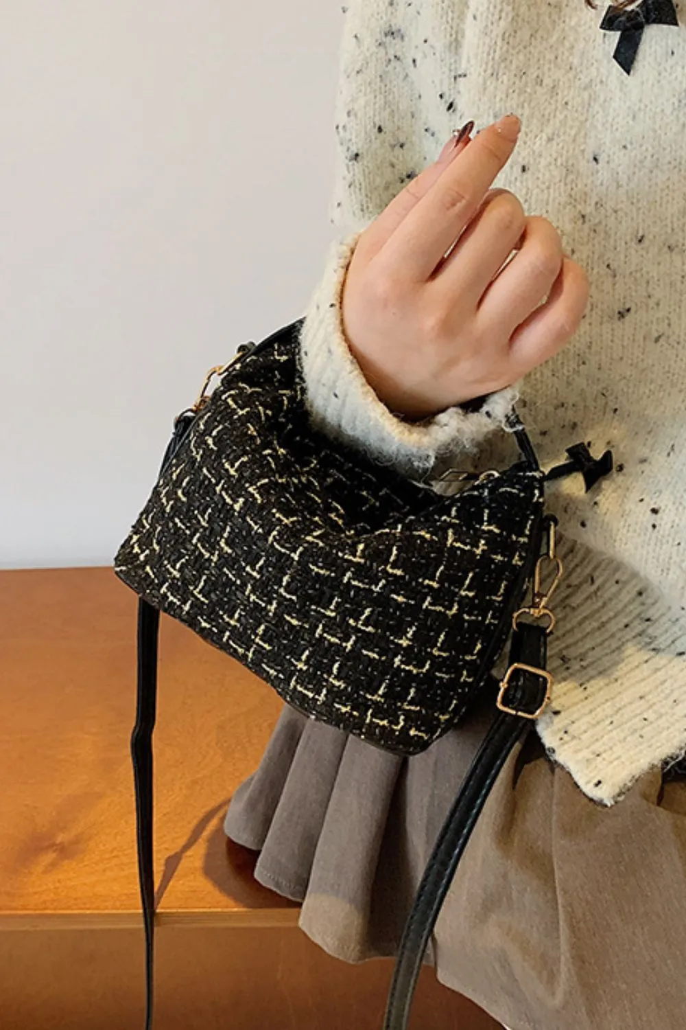 Woven Removable Strap Shoulder Bag, image 11