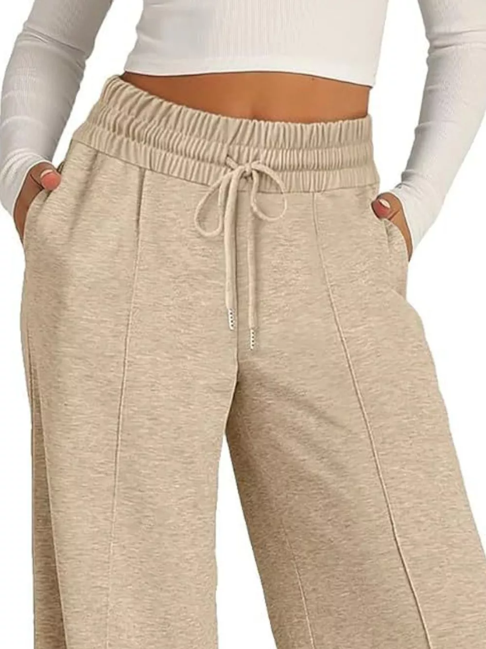 Wide Leg Drawstring Pants, image 15