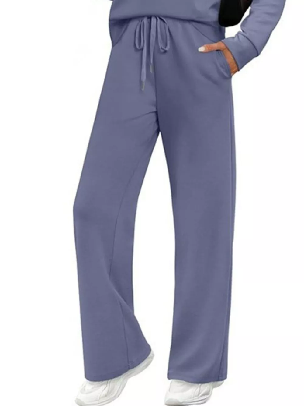 Full Size Long Sleeve Round Neck Top and Pants Set Plus Size, image 9