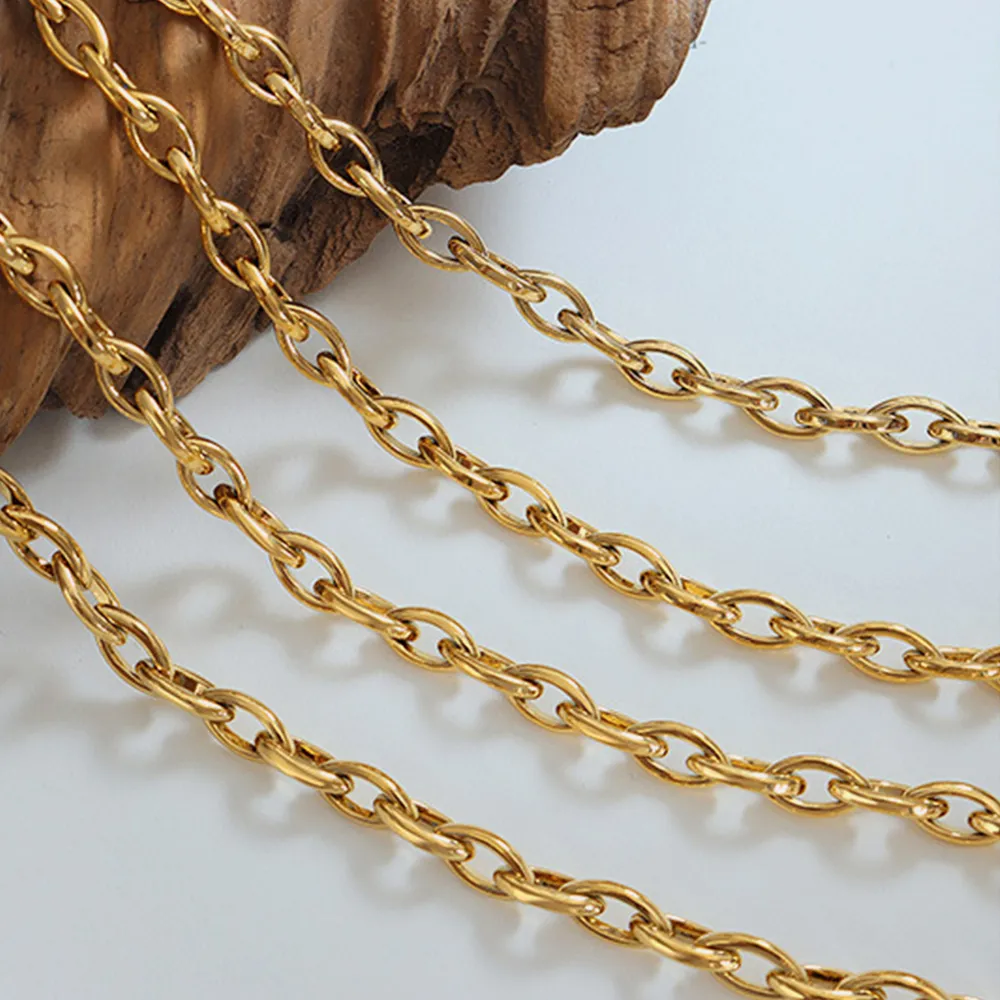 Titanium Steel Chain Necklace, image 3