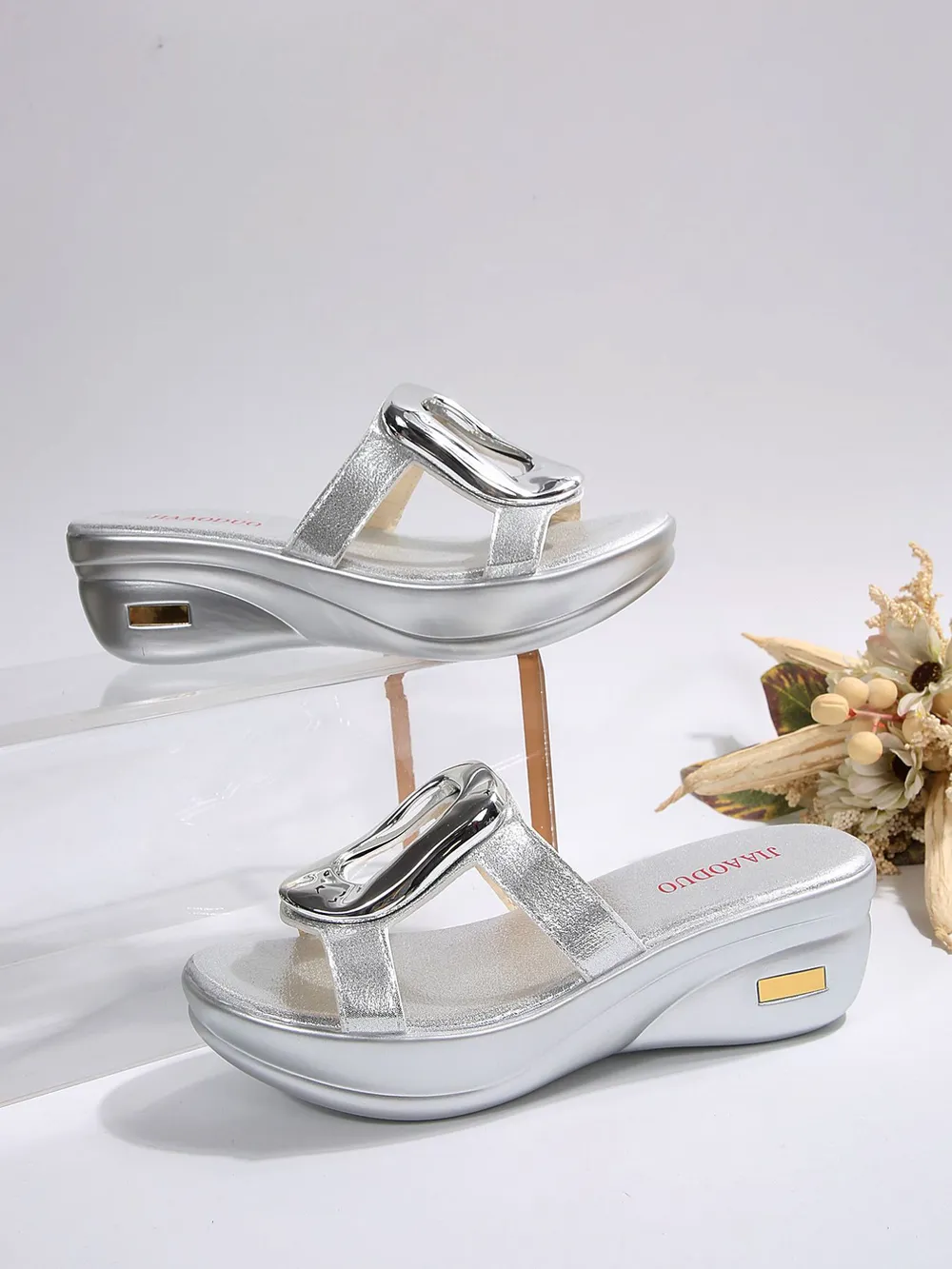 Open Toe Wedge Sandals, image 7
