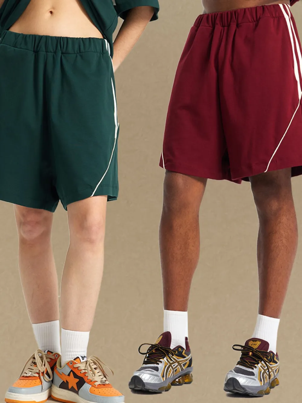 Men's Elastic Waist Shorts, image 2