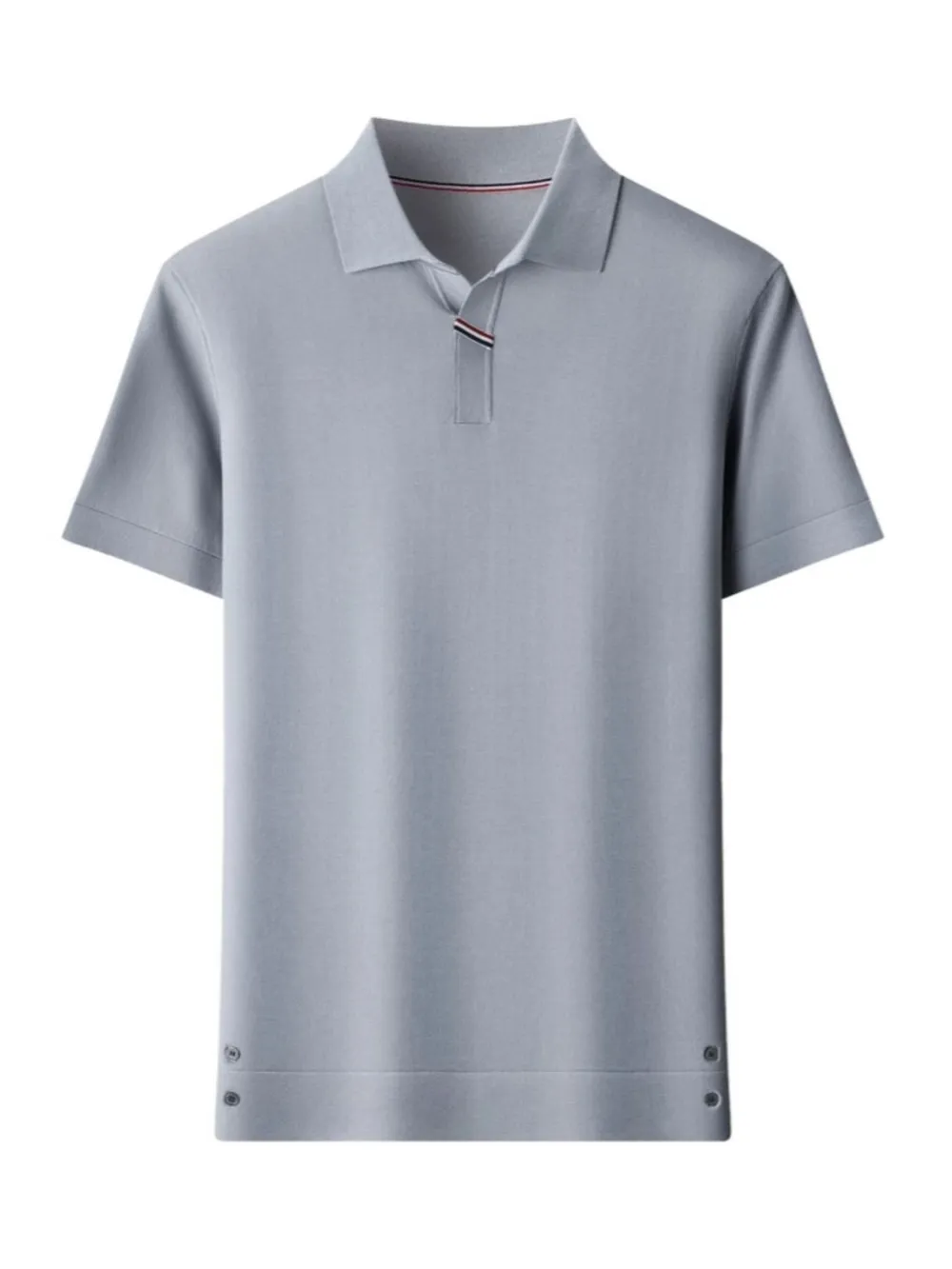 Men's Plus Size Collared Neck Short Sleeve Polo, image 3
