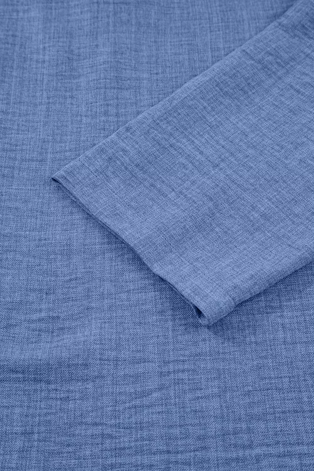 Casual Roll-Up Sleeve Notched Blouse, image 6