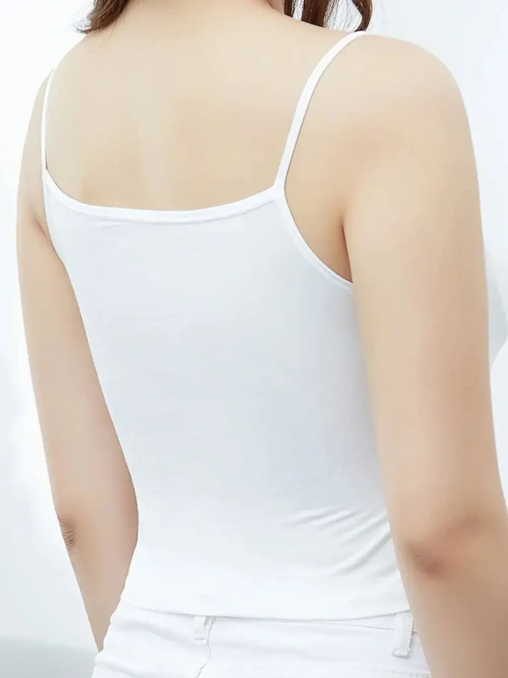 Scoop Neck Cropped Tank Top, image 16