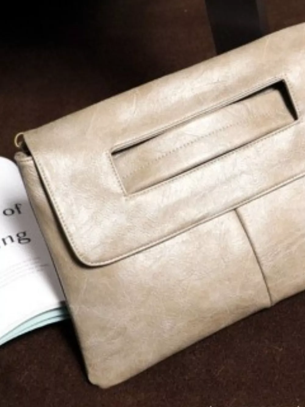 PU Leather Square Crossbody Bag, image 4