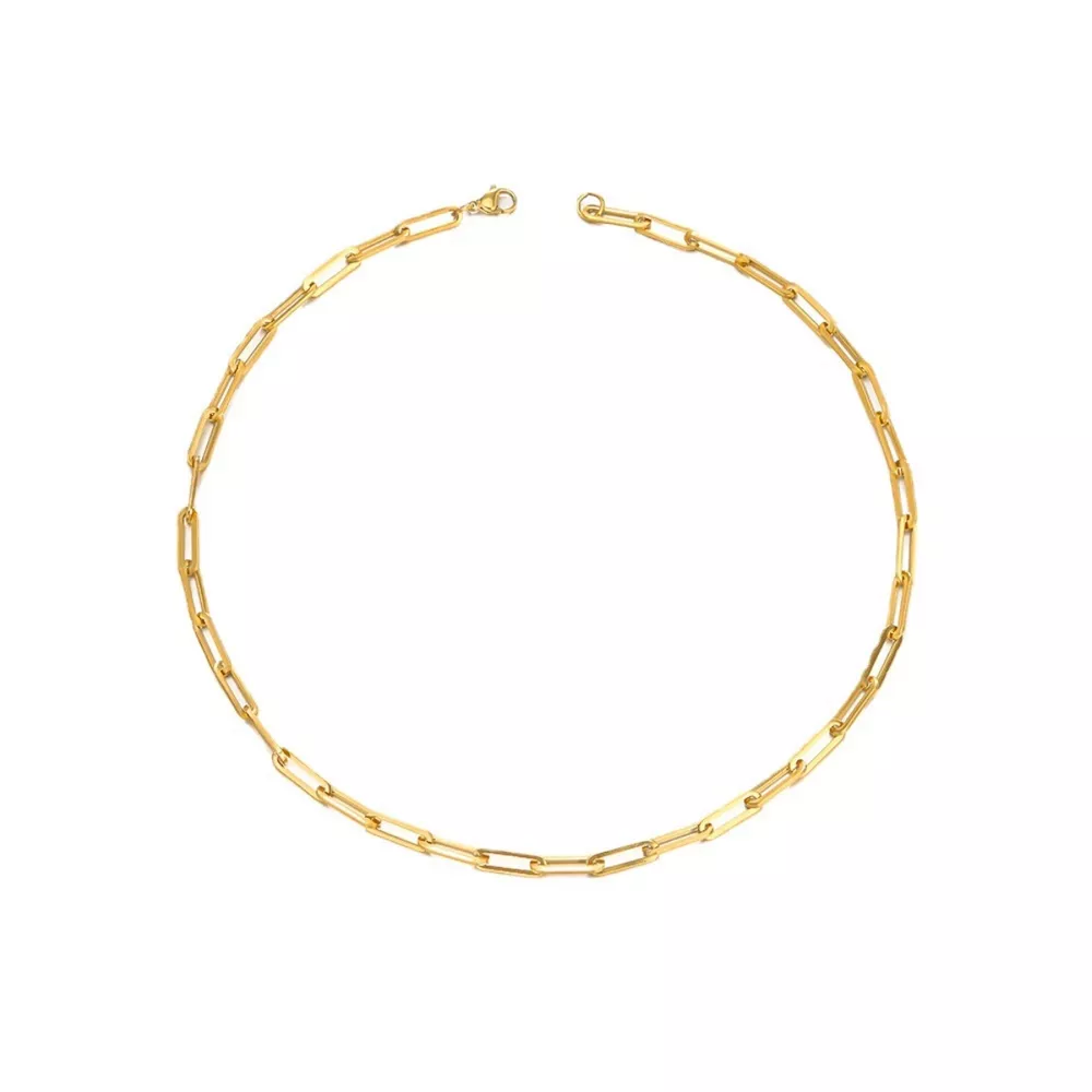 18K Gold-Plated Chain Necklace, image 4
