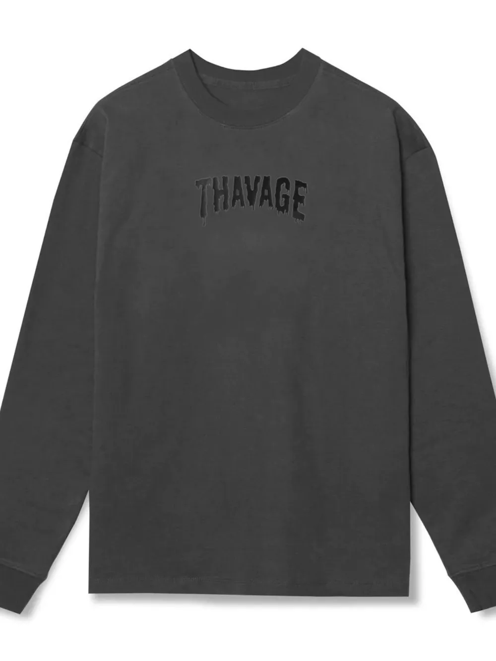 Men's Plus Size Letter Round Neck Long Sleeve T-Shirt, image 6
