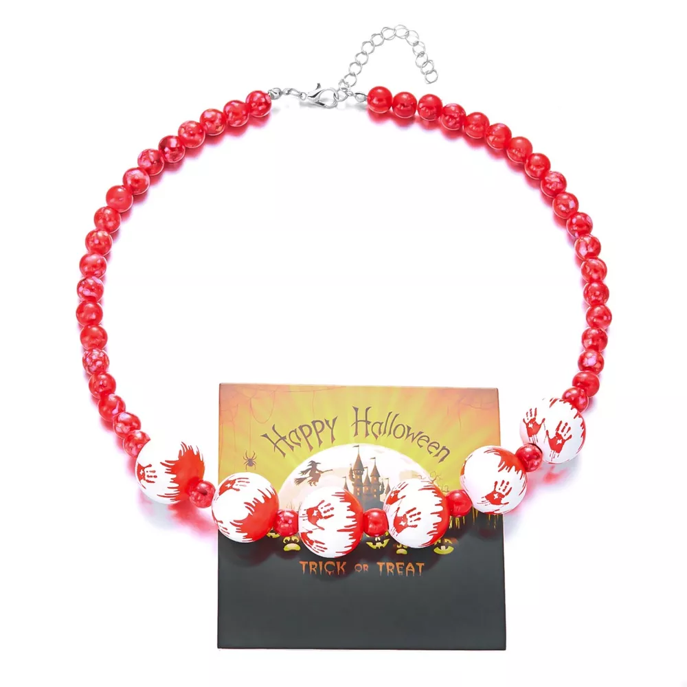 Halloween Necklace and Bracelet Jewelry Set, image 6