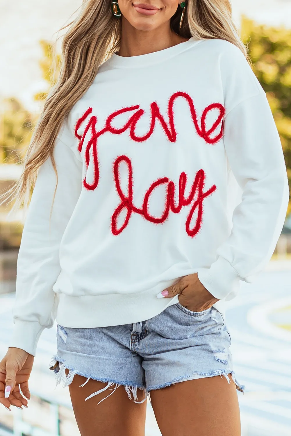 Round Neck Long Sleeve Sweatshirt, image 14