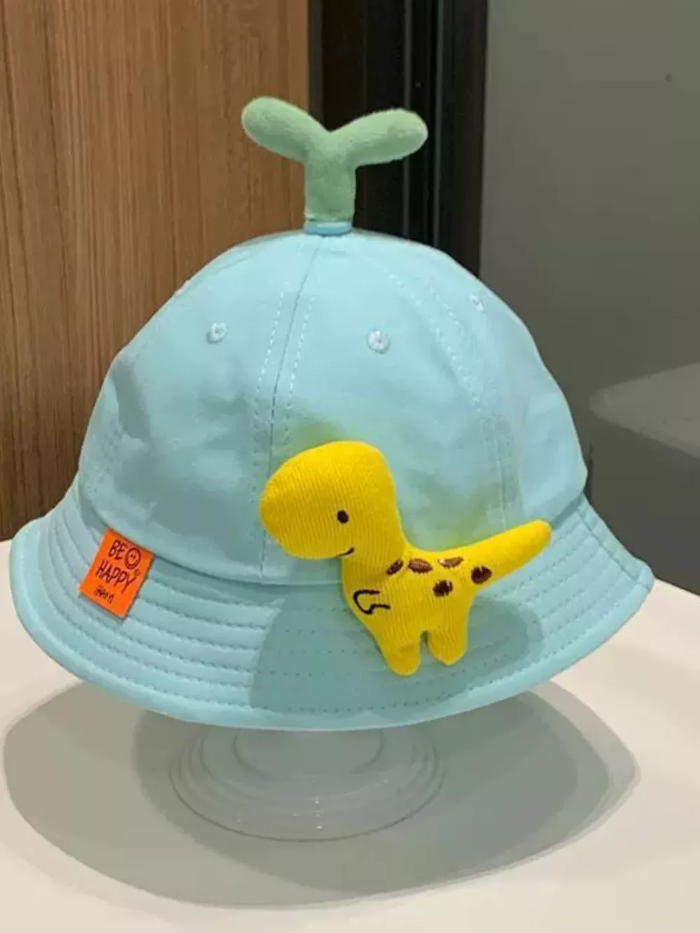 Children's Dinosaur & Sprout Decor Bucket Hat, image 10