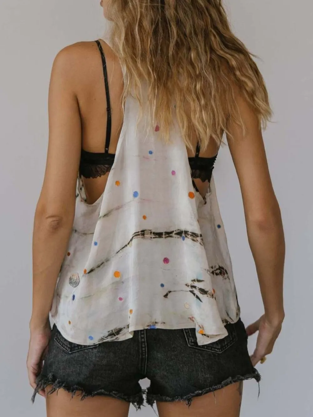 Printed Scoop Neck Tank, image 35