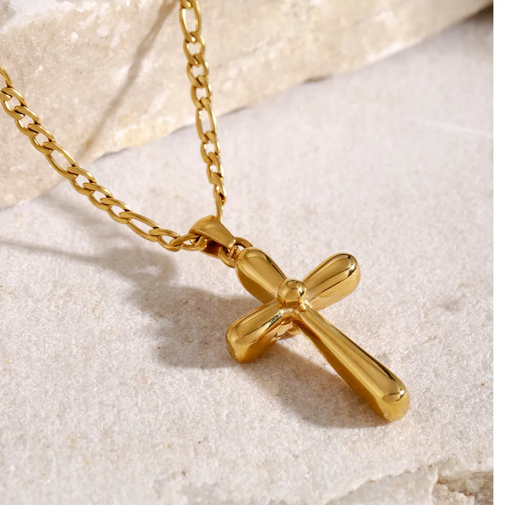 Stainless Steel Cross Necklace, image 3