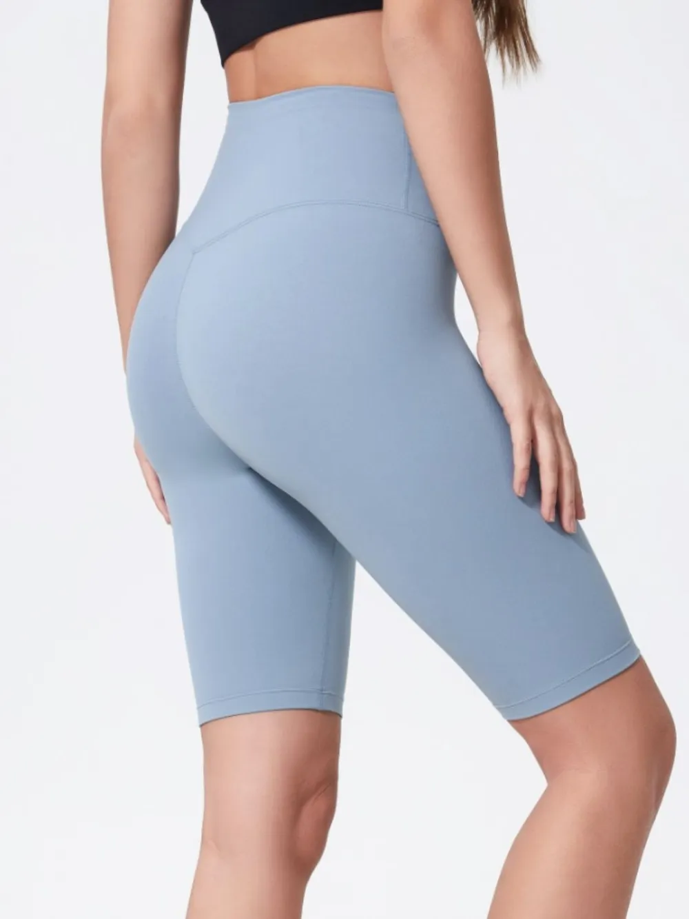 High Rise Wide Waistband Active Shorts, image 22