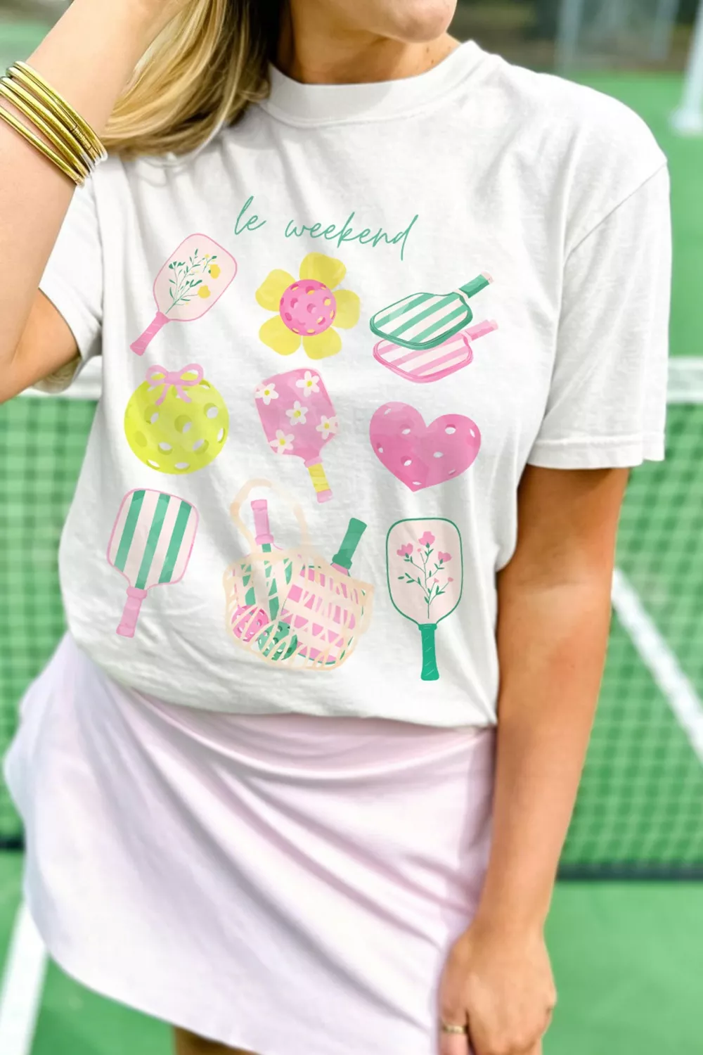 Graphic Round Neck Short Sleeve T-Shirt, image 4