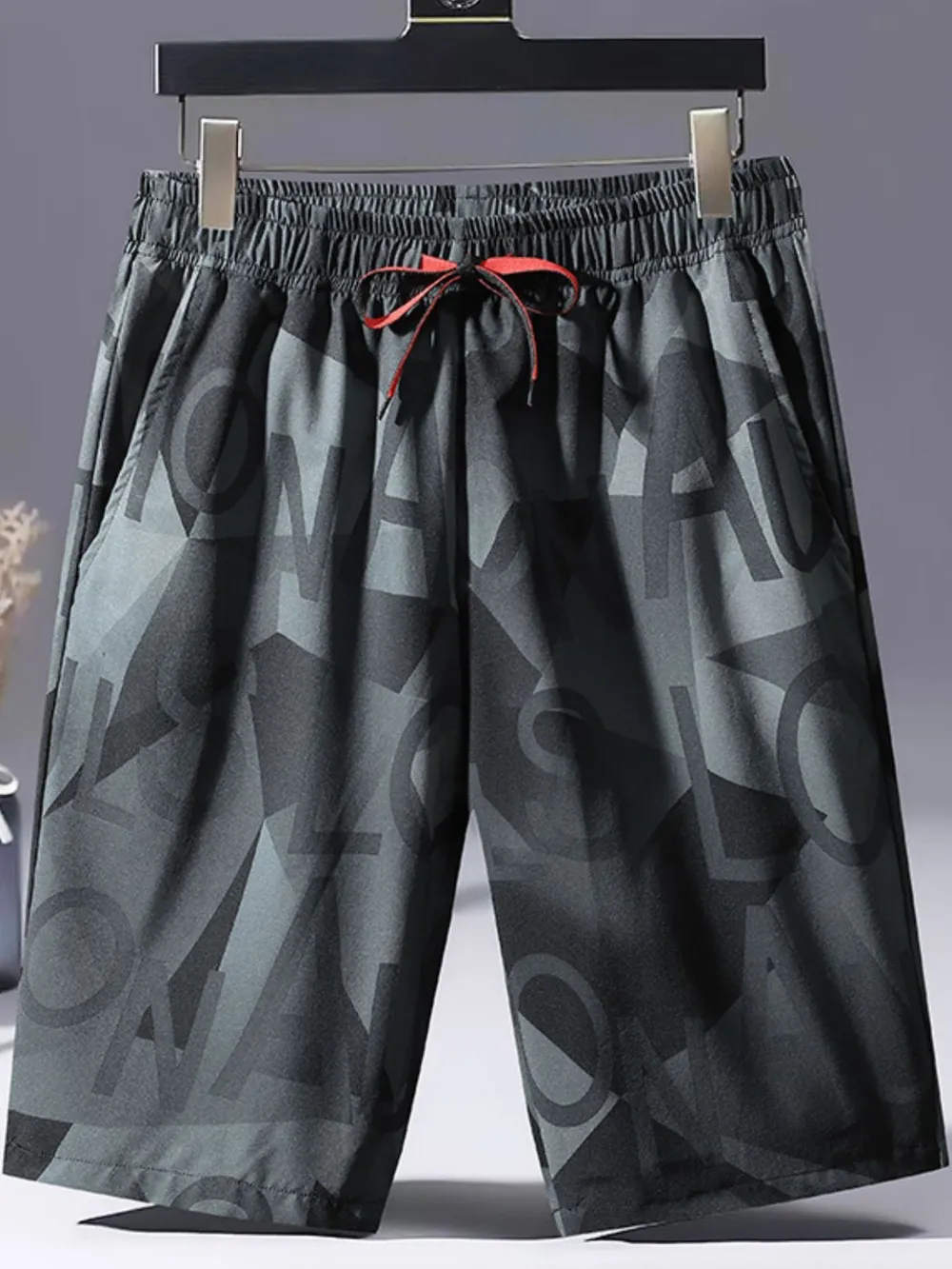 Men's Drawstring Shorts with Pockets, image 7