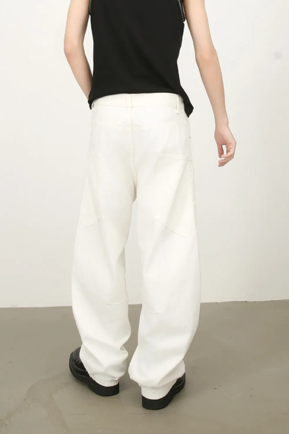 Men's Mid Rise Wide Leg Jeans, image 5